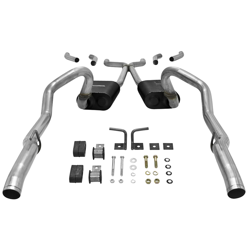 Flowmaster American Thunder Stainless Exhaust System, 67-74 Mopar A ...