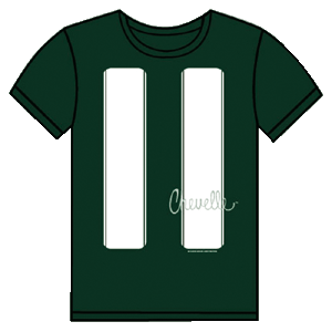 Acme, Chevelle Stripes T-Shirt, Medium, Dark Green