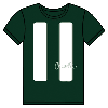 Acme, Chevelle Stripes T-Shirt, Large, Dark Green