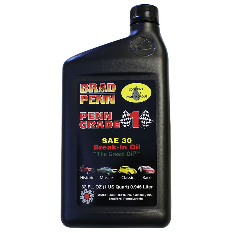 Brad Penn, PENN-GRADE 1 Break-In Oil, 30W, Quart - Competition Products