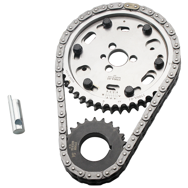 S A Gear Adjustable Timing Set Chev SB W BB Crank Snout